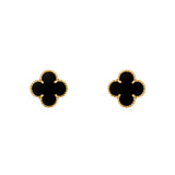 CLOVER | Black Earrings