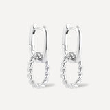 Double Hoop Hanger Earrings