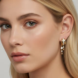 Monaco Illusion Drop Earrings