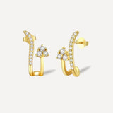 U Illusion Stud Earrings