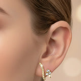 U Illusion Stud Earrings