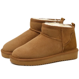 Women’s Ankle Boots - Flat Casual Everyday Boots with Lined Interior
