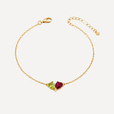 Love Duo Birthstone Bracelet