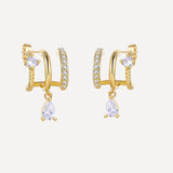 Illusion Diamant Drop Earrings
