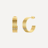 Siena Triple Diamant Illusion Earrings