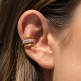 Diamant Illusion Cuff Earrings