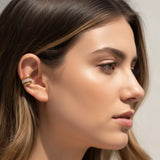Diamant Illusion Cuff Earrings