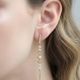 Half Moon Drop Earrings