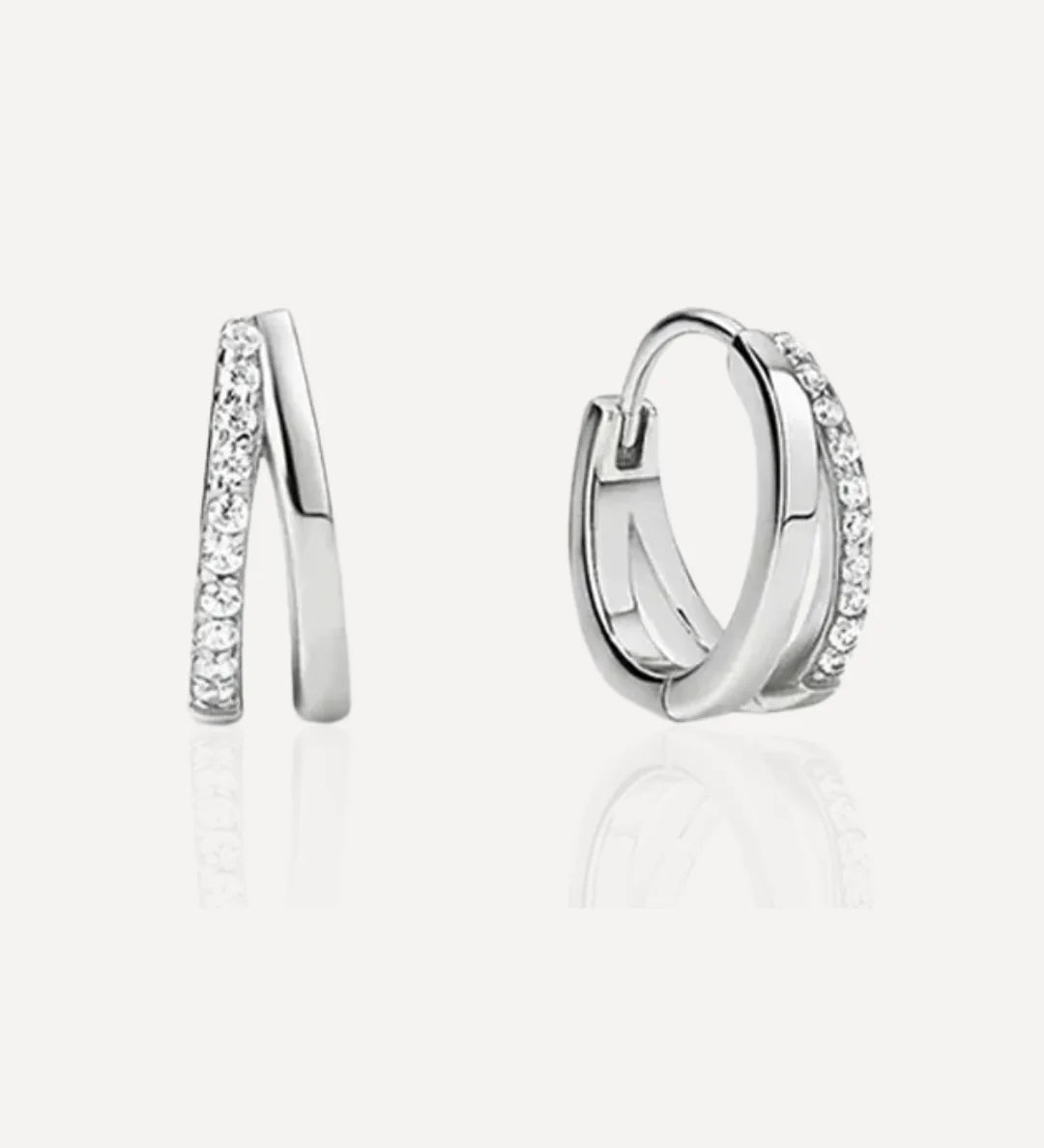 Double Chic Illusion Earrings
