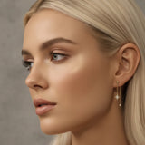 Double starlight Earring (single ear)