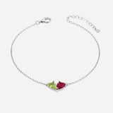 Love Duo Birthstone Bracelet