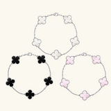 3-Piece Clover Color Bracelet Set