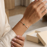Birthstone Initial Bracelet