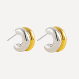 Twoway hoop Illusion Earrings