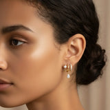 Illusion Diamant Drop Earrings