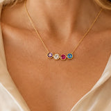 Viora Personalized Birthstone Necklace