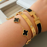 3-Piece Bracelet Set Black