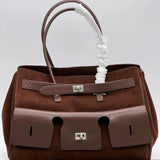 Sophisticated Large suede Tote