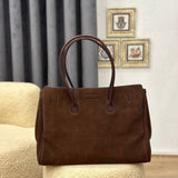 Sophisticated Large suede Tote