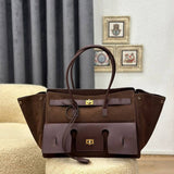Sophisticated Large suede Tote