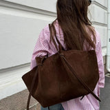 Suede Tote Bag