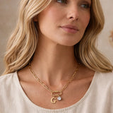 Name & Birthstone Signature Necklace