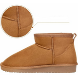 Women’s Ankle Boots - Flat Casual Everyday Boots with Lined Interior