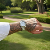 THE DAY DATE - White Ice Men's Watch