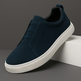 Men’s Slip-On Elastic Sneakers - Low Top Casual Trainers
