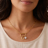 Name & Birthstone Signature Necklace