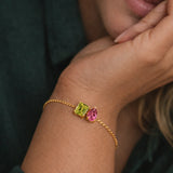 Duo Birthstone Bracelet