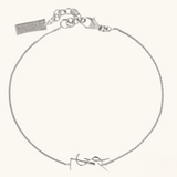 EXCLUSIVE | Monogram Bracelet Silver
