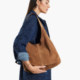 Slouchy Suede Tote
