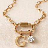 Name & Birthstone Signature Necklace