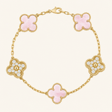 CLOVER | Golden Pink Bracelet Prestige
