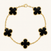 CLOVER | Black/Gold Bracelet