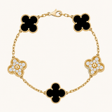 CLOVER | Golden Black Bracelet Prestige
