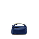 H-Logo Toiletry Bag Canvas Navy Blue