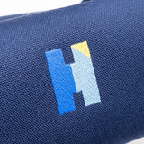 H-Logo Toiletry Bag Canvas Navy Blue