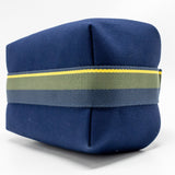 H-Logo Toiletry Bag Canvas Navy Blue