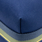 H-Logo Toiletry Bag Canvas Navy Blue
