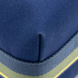 H-Logo Toiletry Bag Canvas Navy Blue