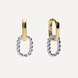 Double Hoop Hanger Earrings