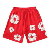 Floral Print Casual Shorts – Unisex Summer Streetwear