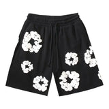 Floral Print Casual Shorts – Unisex Summer Streetwear