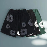 Floral Print Casual Shorts – Unisex Summer Streetwear