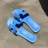 H Strap Leather Sandals For Everyday Comfort And Style