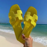 H Strap Leather Sandals For Everyday Comfort And Style