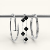 Miami Lumière Black Bracelet Stack Set