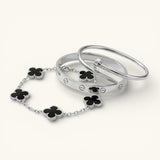 Miami Lumière Black Bracelet Stack Set